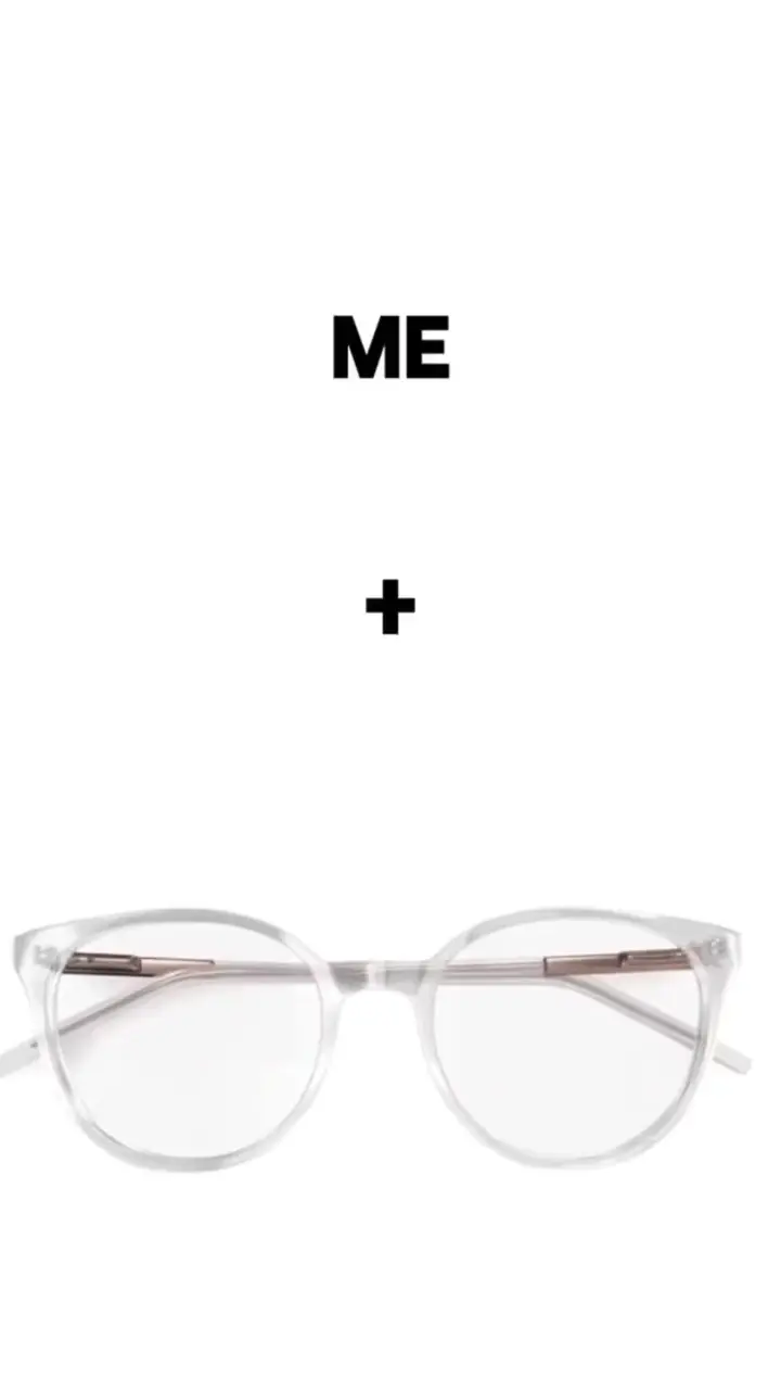 Me and Glasses Capcut Template